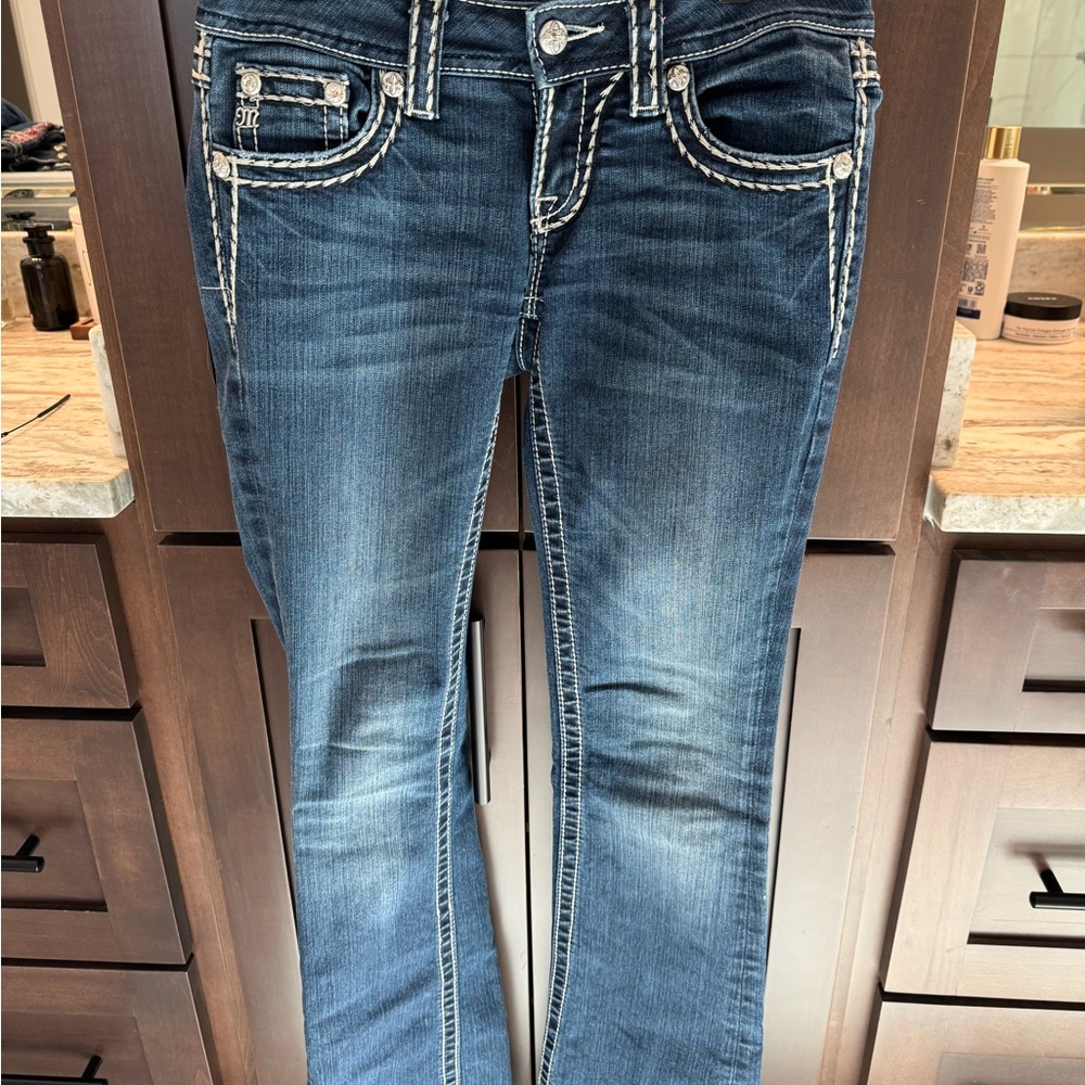 Miss Me Dark Blue Boot Cut Jeans